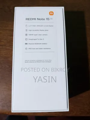 New Xiaomi Redmi Note 15 256 GB Purple