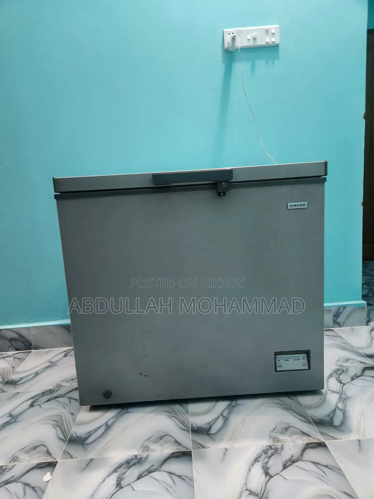 Singer Chest Freezer Model: Singer-Bd-200-Gl-Gy AT Home Worldwide 200