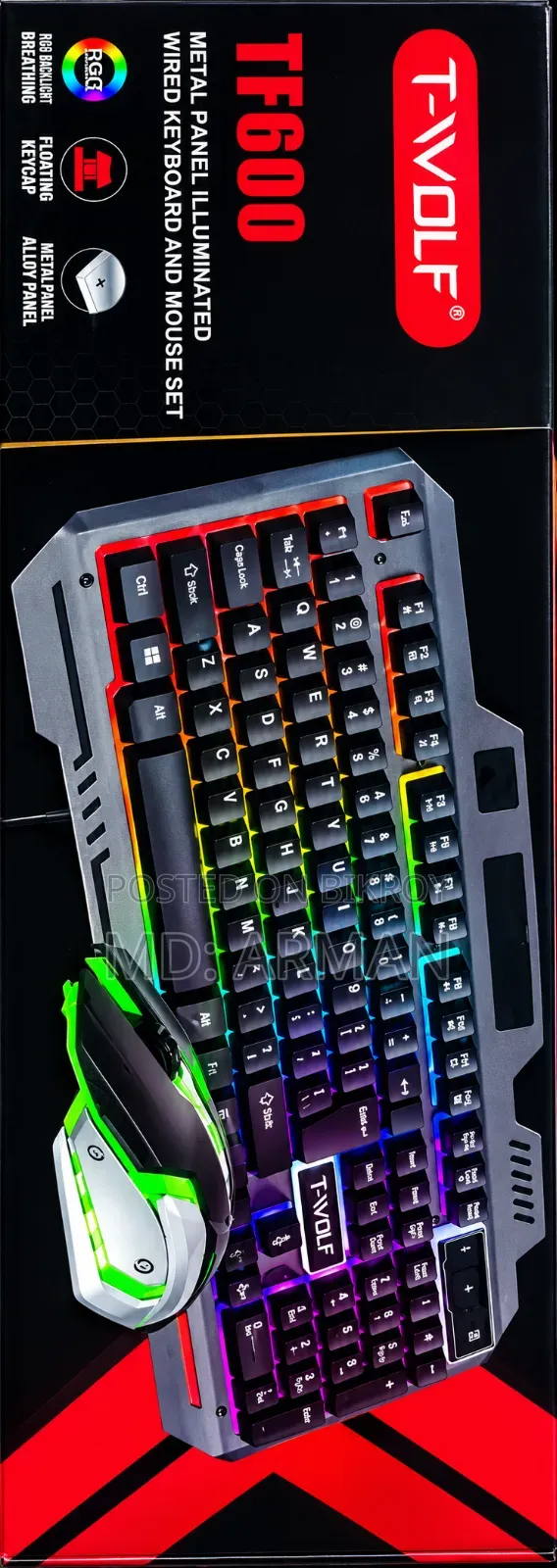 TF600 Gaming Keyboard and Mouse