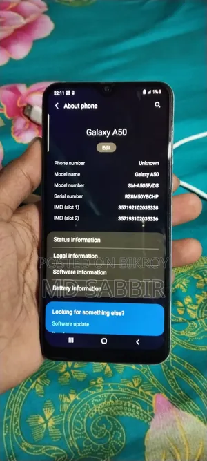 Samsung Galaxy A50 64 GB White