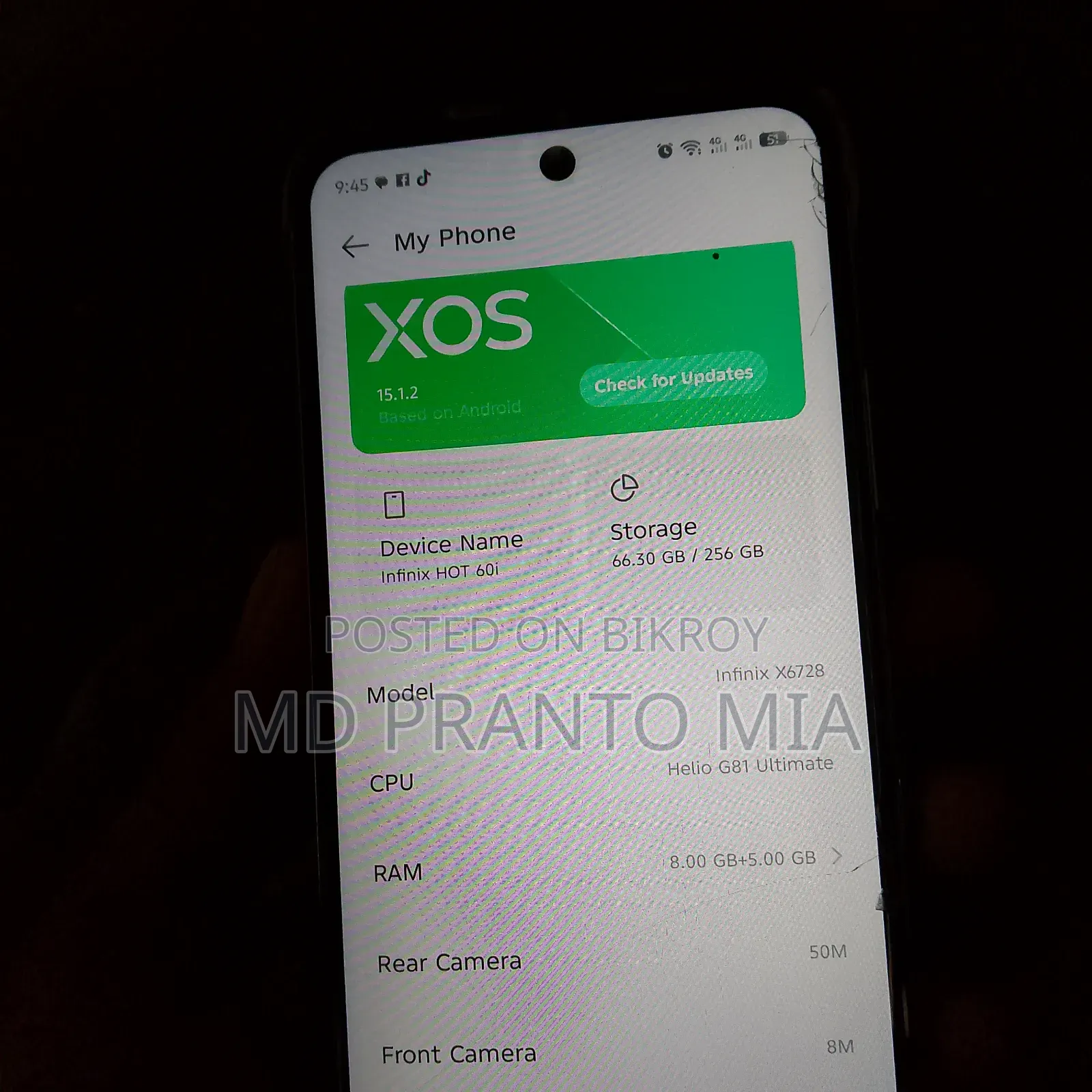Infinix Alpha X570 16 GB White
