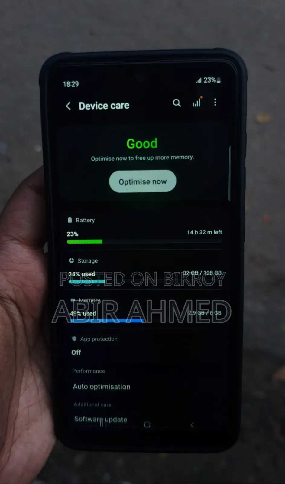 স্যামসাং গ্যালাক্সি এ৫১ ১২৮ জিবি ব্লু