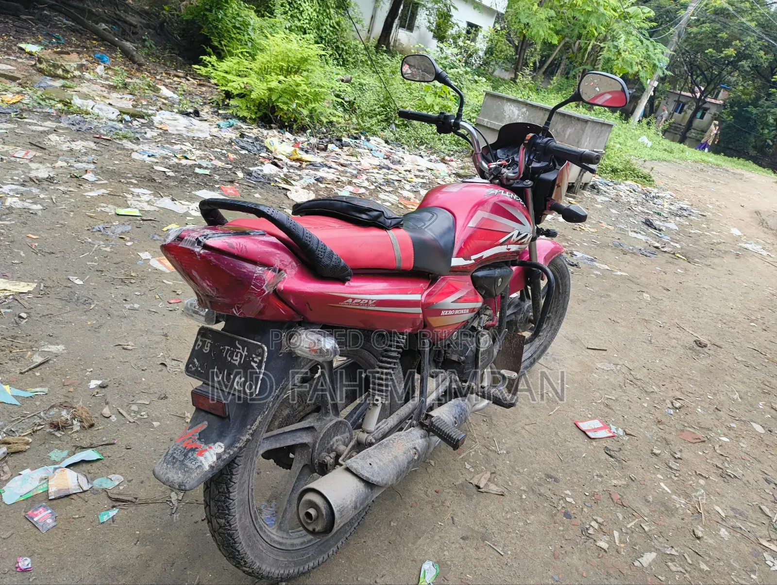 হিরো স্প্লেন্ডার ১১০ ২০১১ লাল
