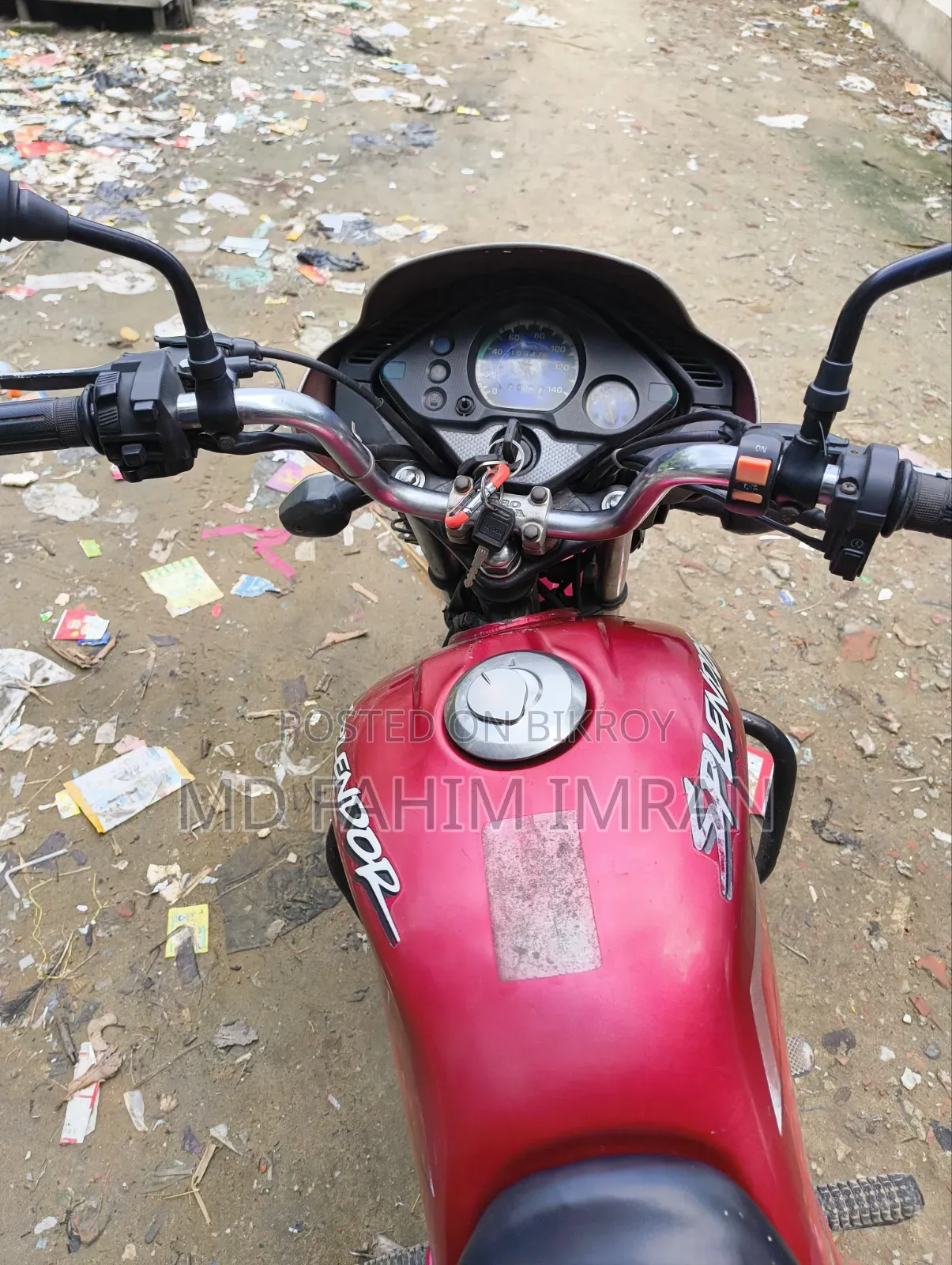 হিরো স্প্লেন্ডার ১১০ ২০১১ লাল