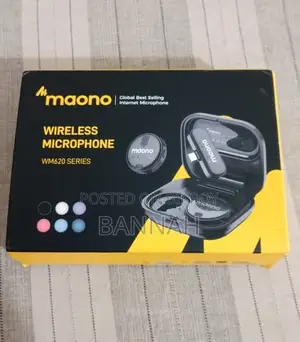 Maono WM620 Lavalier Wireless Microphone for iPhones, Laptops, PCs