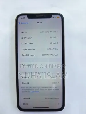 Apple iPhone X 64 GB White
