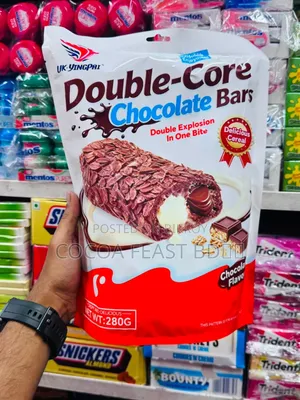 Double Core Chocolate Bars 280g (Chocolate Vanilla) Italian