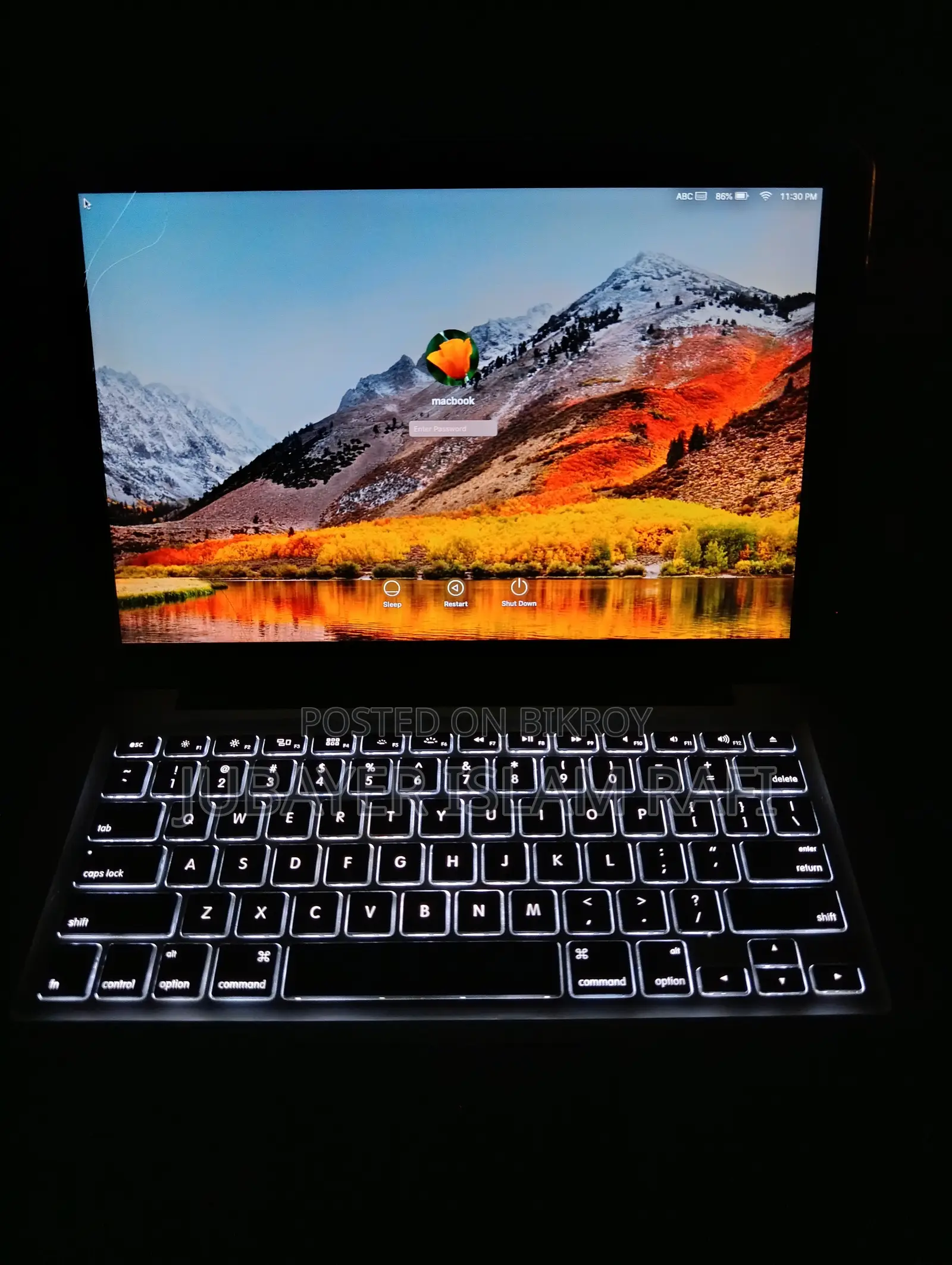 Laptop Apple MacBook Pro 2012 8GB Intel Core i7 HDD 500GB