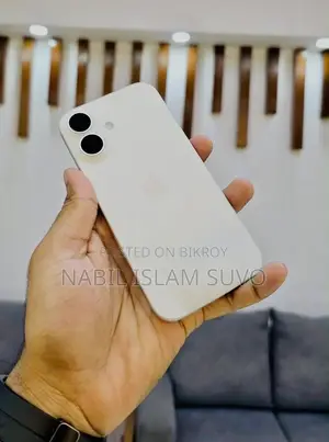 নতুন অ্যাপল আইফোন ১৬ ১২৮ জিবি হোয়াইট
