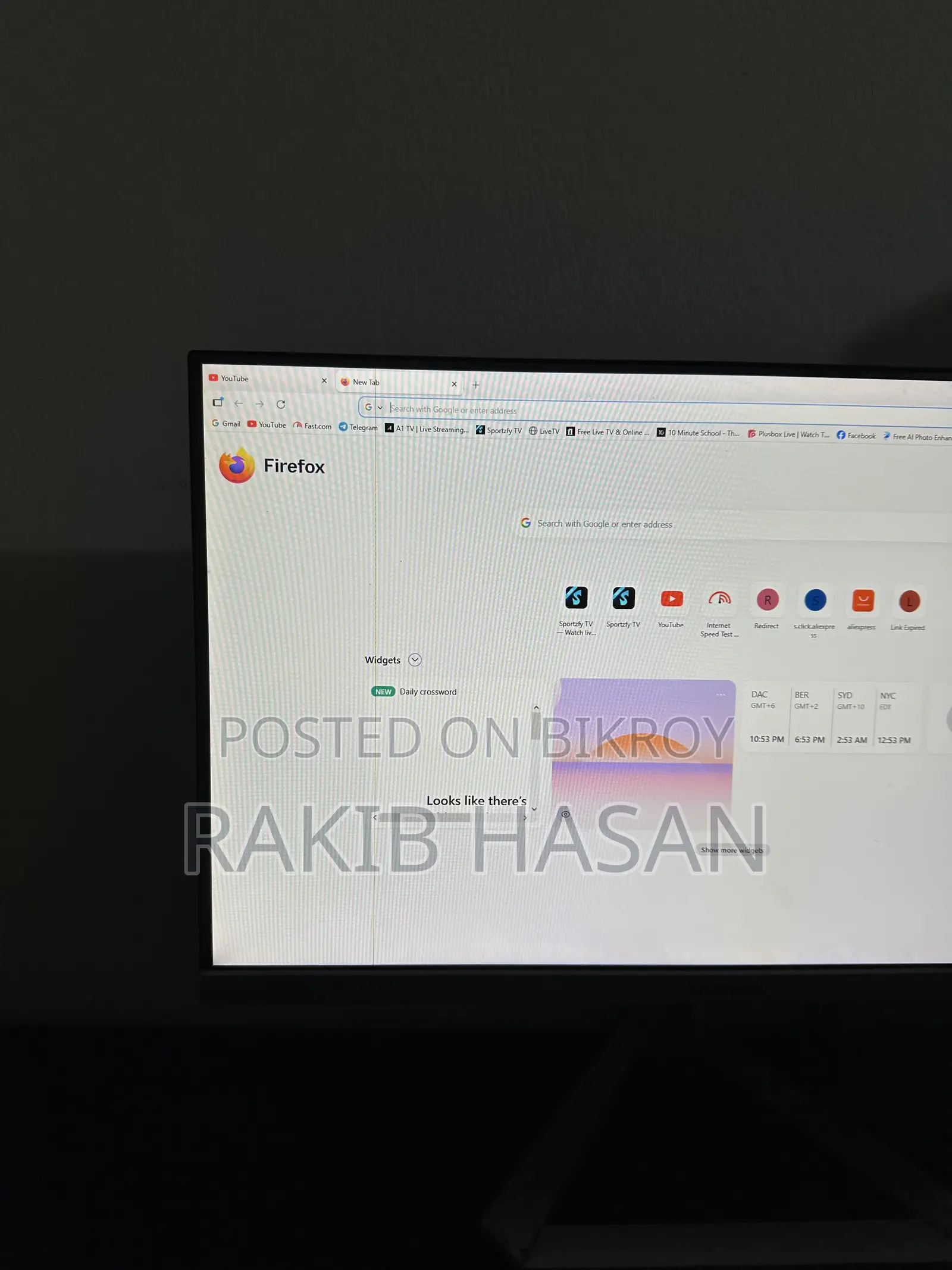 Viewsonic Border Less Monitor