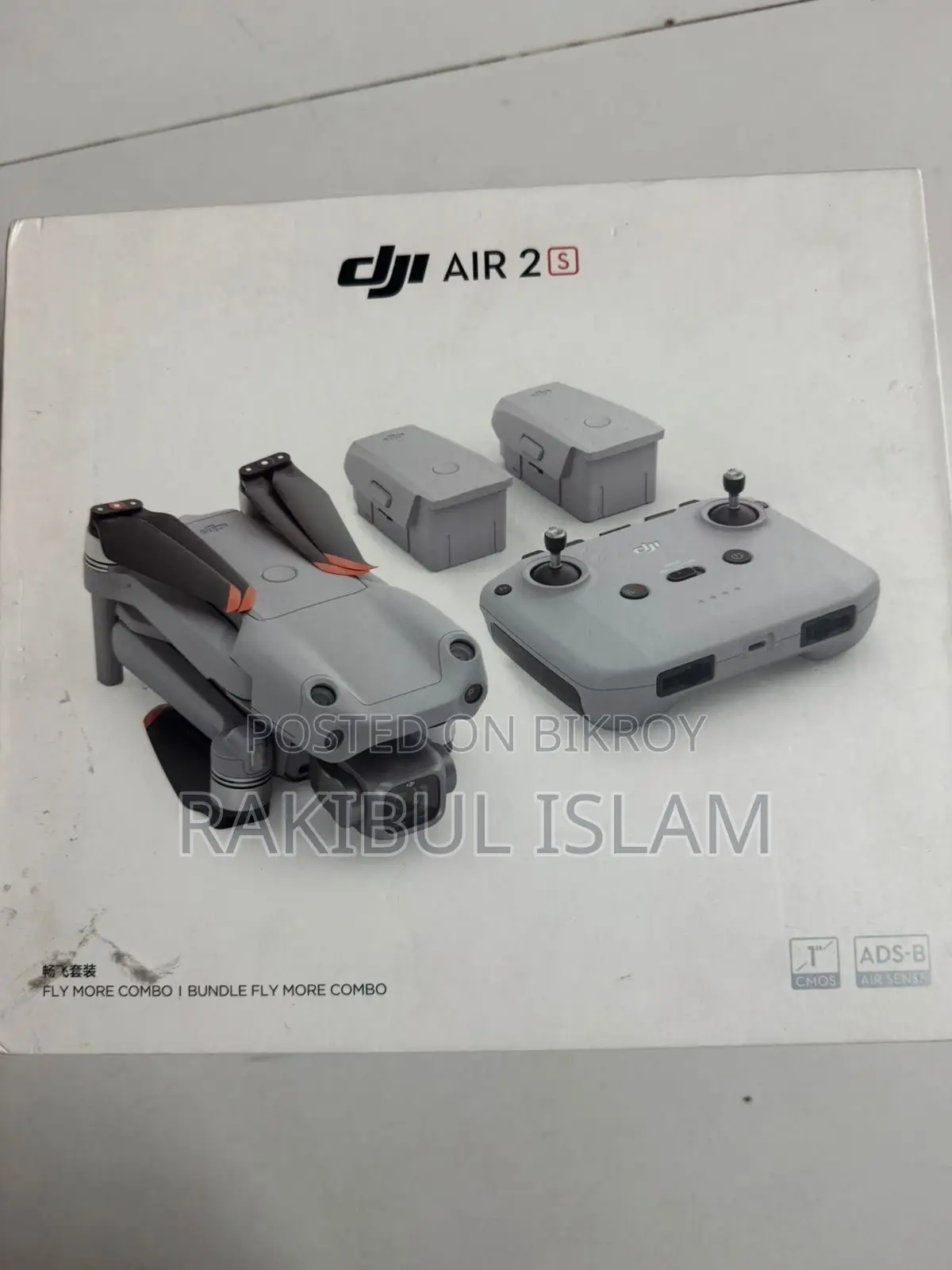 Dji Drone Air 2s Combo (From Usa)