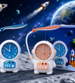 Astronaut Alarm Clock with Study Lamp