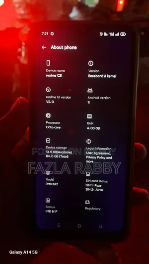 Realme C21Y 64 GB Blue