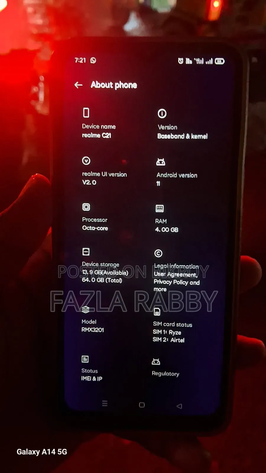 Realme C21Y 64 GB Blue