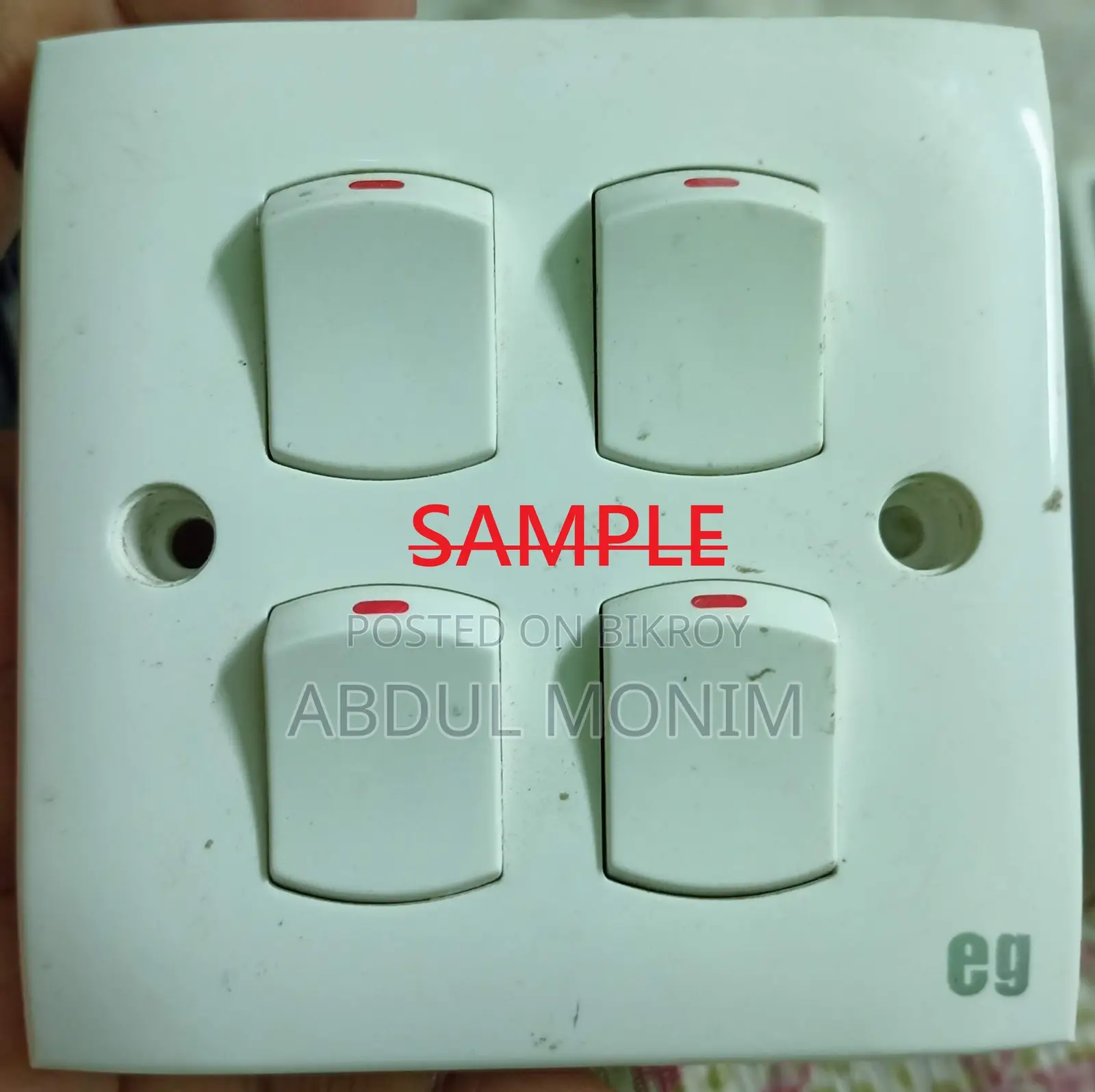 EnergyPac 4 Gang Switch and Fan Dimmer
