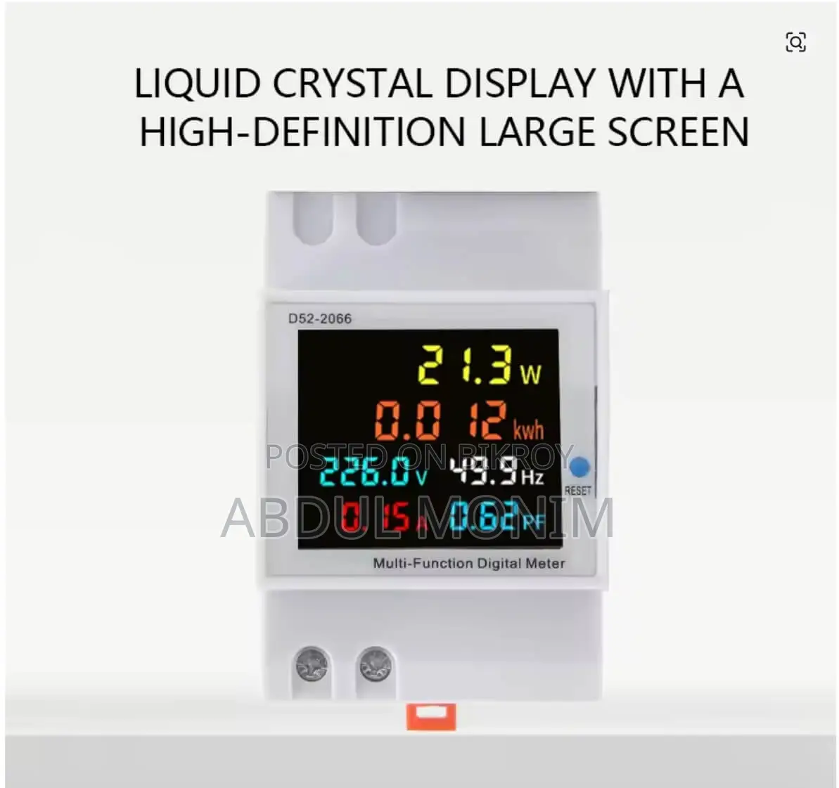 6 in 1 Energy Meter