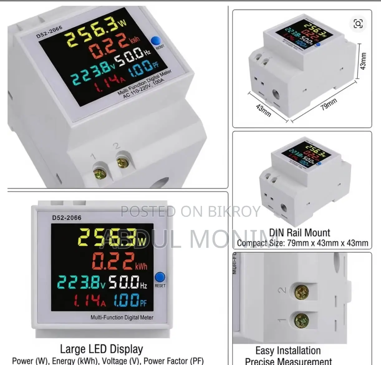 6 in 1 Energy Meter