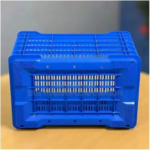 21 x 13.6 x 9.5" Plastic Crate for Storage & Transport