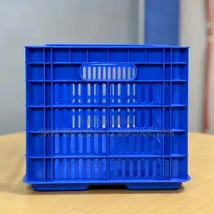 21 x 13.6 x 9.5" Plastic Crate for Storage & Transport