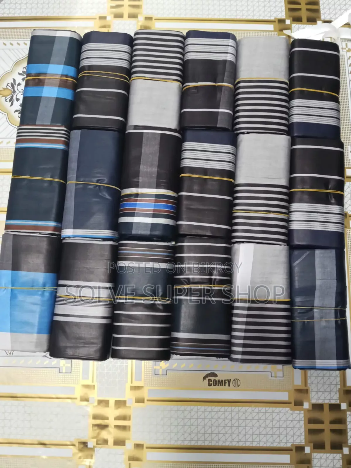 Premium 3 Pieces Stitched Cotton Lungi