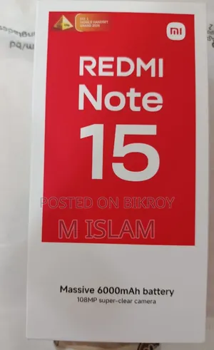 New Xiaomi Redmi Note 15 128 GB Bronze