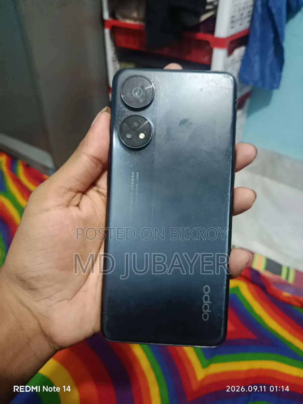 অপো রেনো৮ টি ১২৮ জিবি ব্ল্যাক