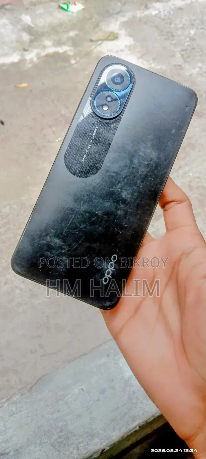 Oppo A18 128 GB Black