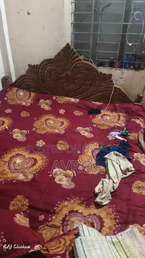 New wooden bed