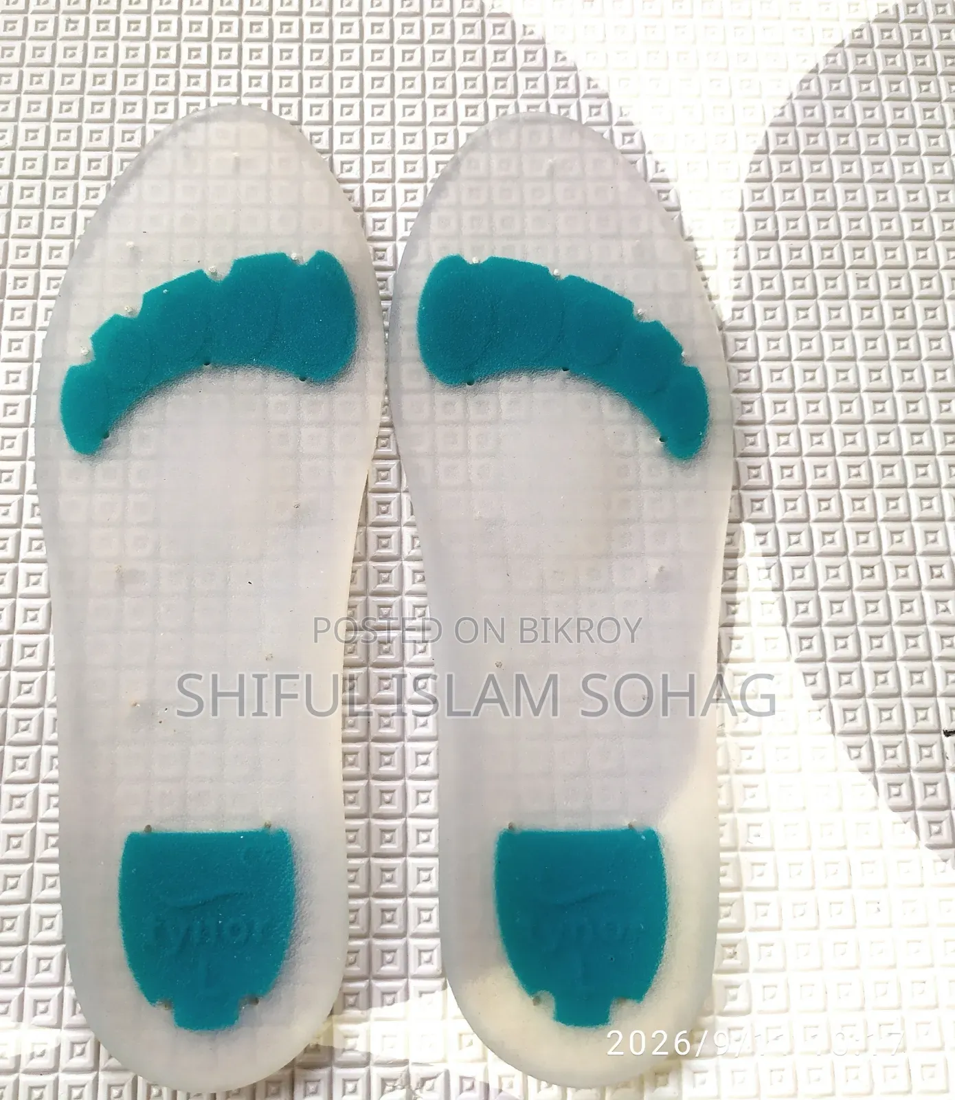 Tynor Premium Full Silicone Insole – Soft, Comfortable Shock Absorbing
