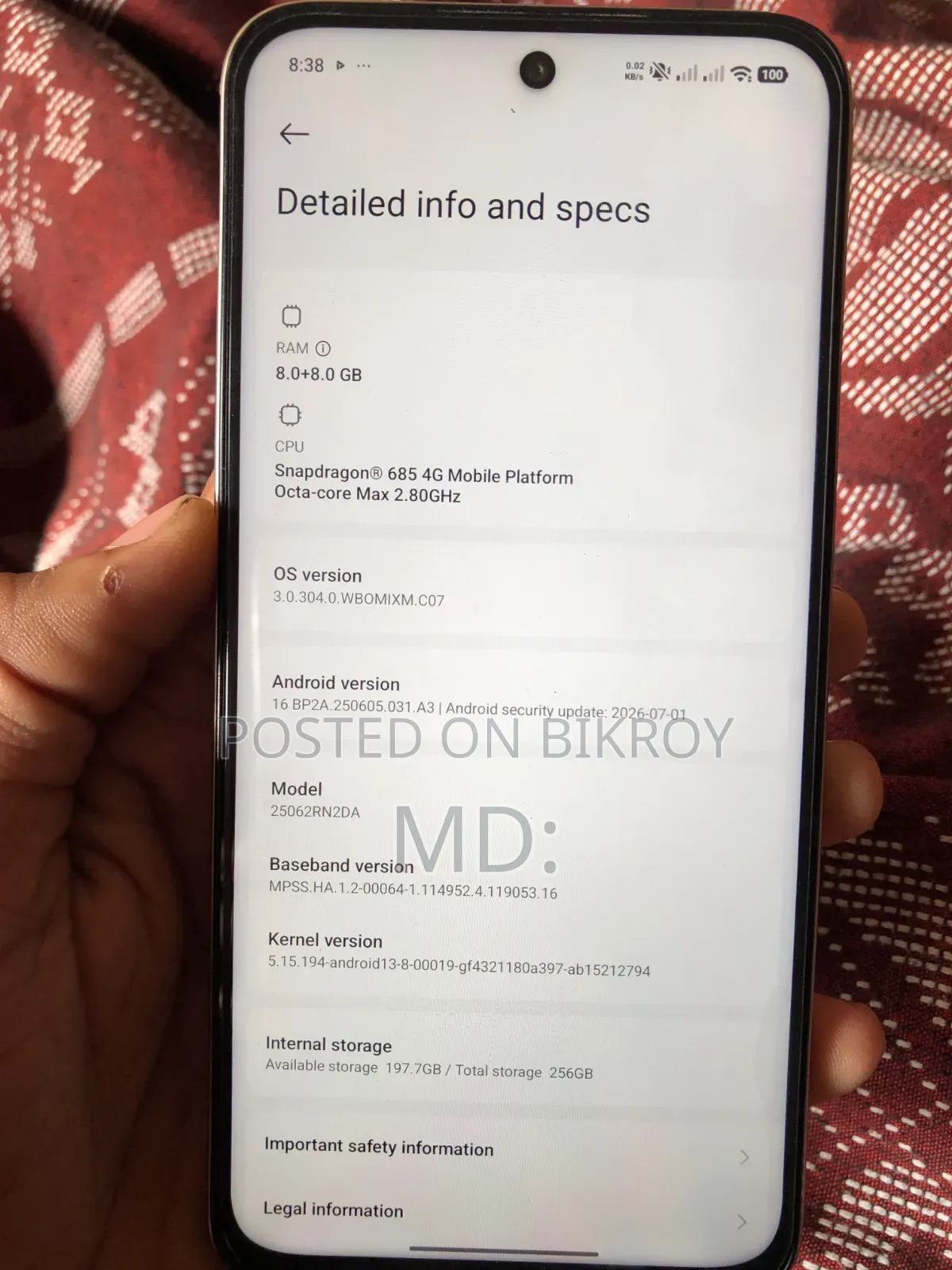 New Xiaomi 15 256 GB Bronze