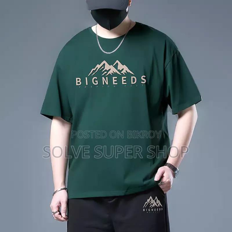Premium Cotton Drop Shoulder T-Shirt | Free Delivery on 2 Pieces
