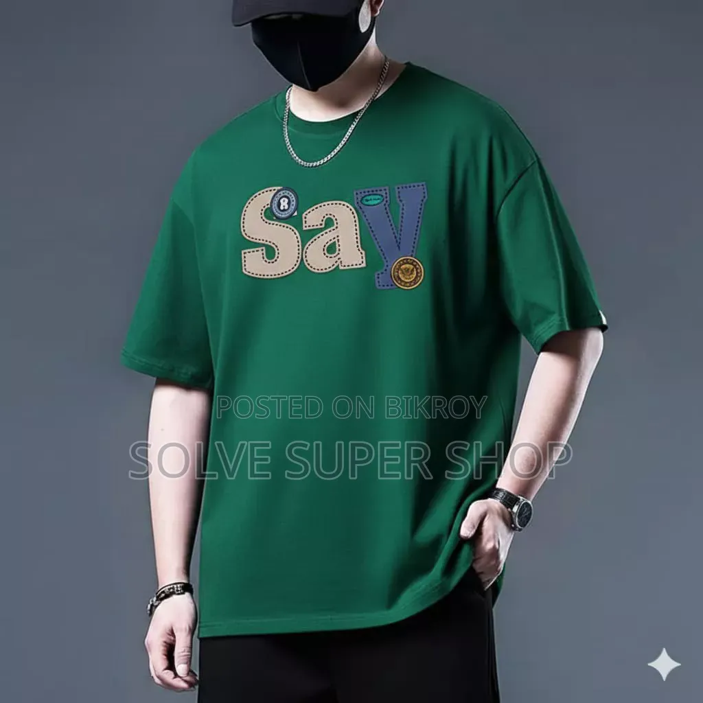 Premium Cotton Drop Shoulder T-Shirt | Free Delivery on 2 Pieces
