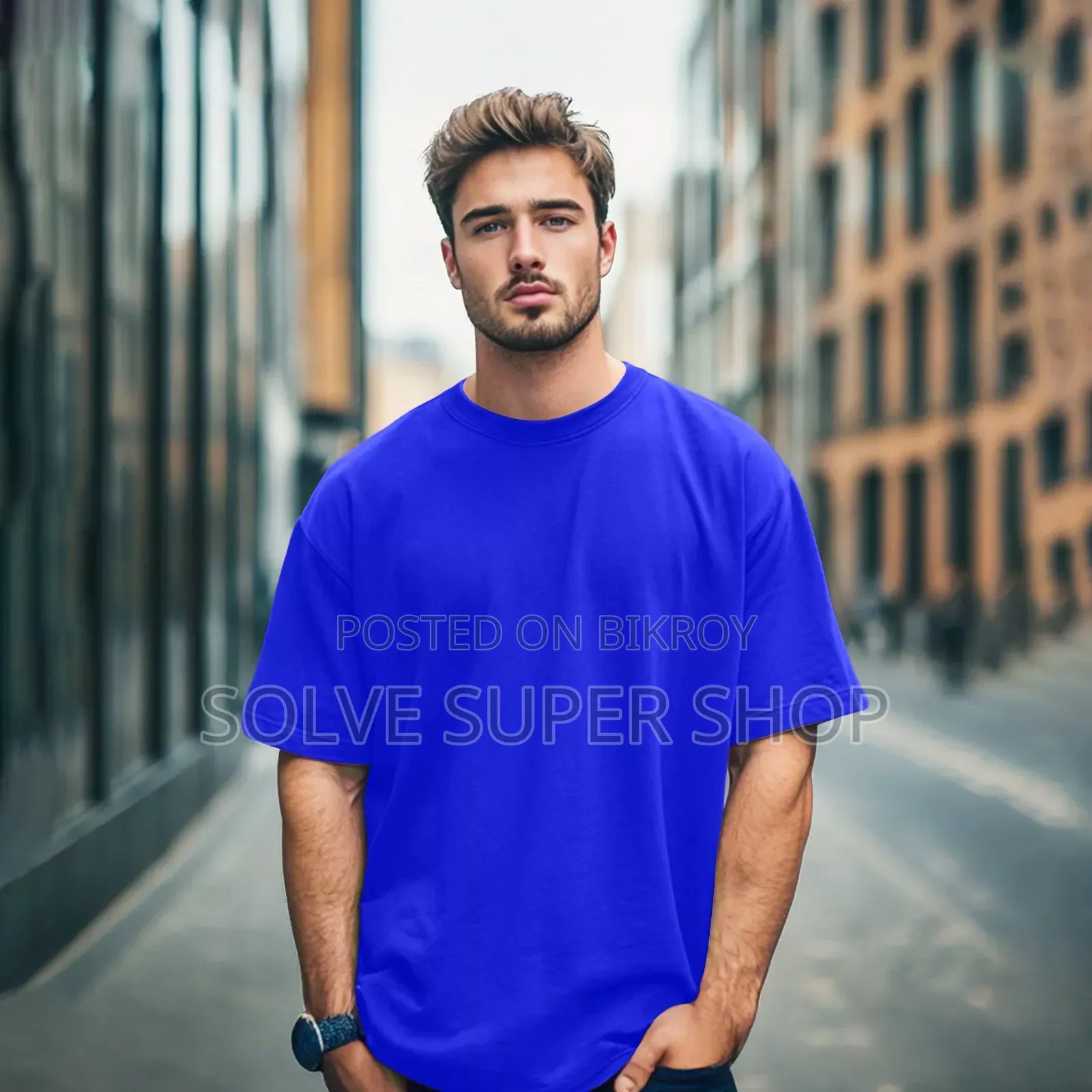 Premium Cotton Drop Shoulder T-Shirt | Free Delivery on 2 Pieces