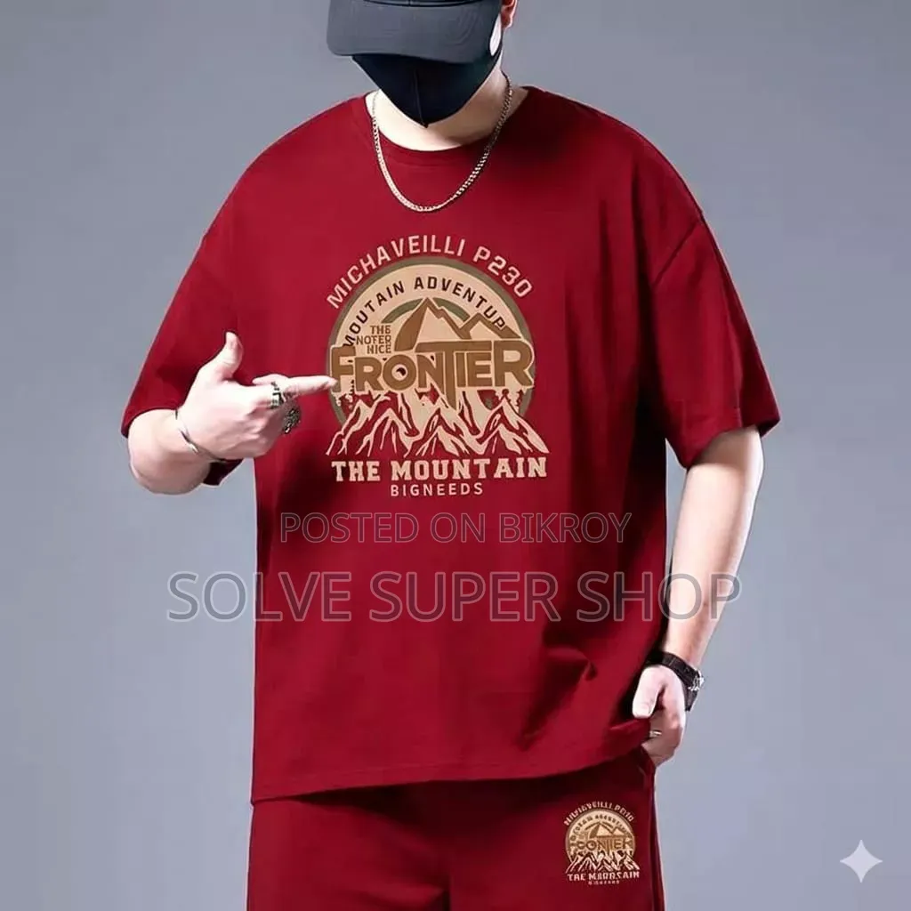 Premium Cotton Drop Shoulder T-Shirt | Free Delivery on 2 Pieces