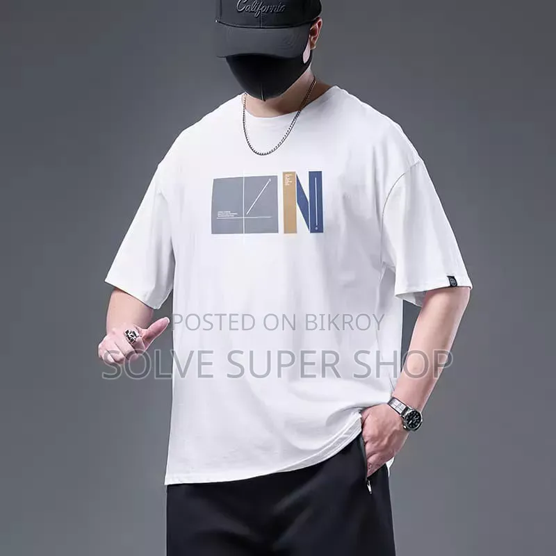 Premium Cotton Drop Shoulder T-Shirt | Free Delivery on 2 Pieces