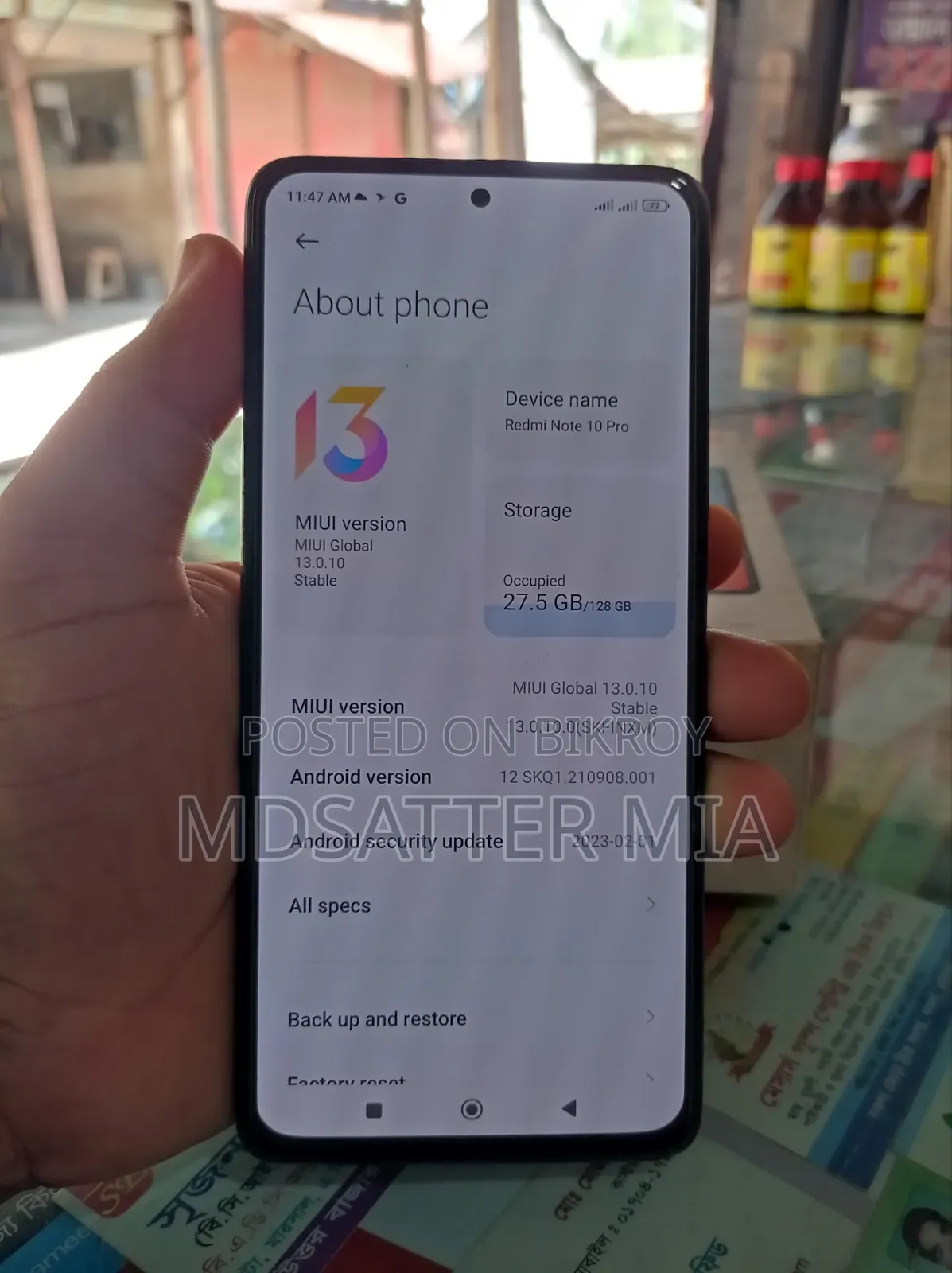 Xiaomi Redmi Note 10 Pro 128 GB Bronze