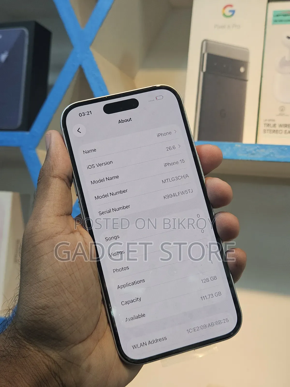 Apple iPhone 15 128 GB Blue