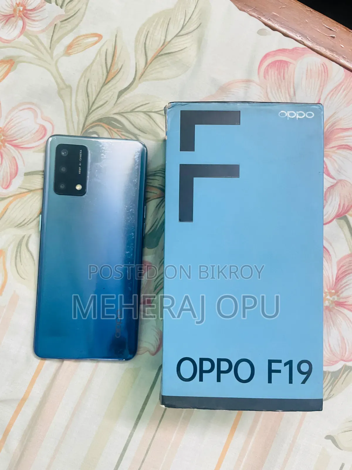 অপো এফ১৯ প্রো ১২৮ জিবি ব্লু