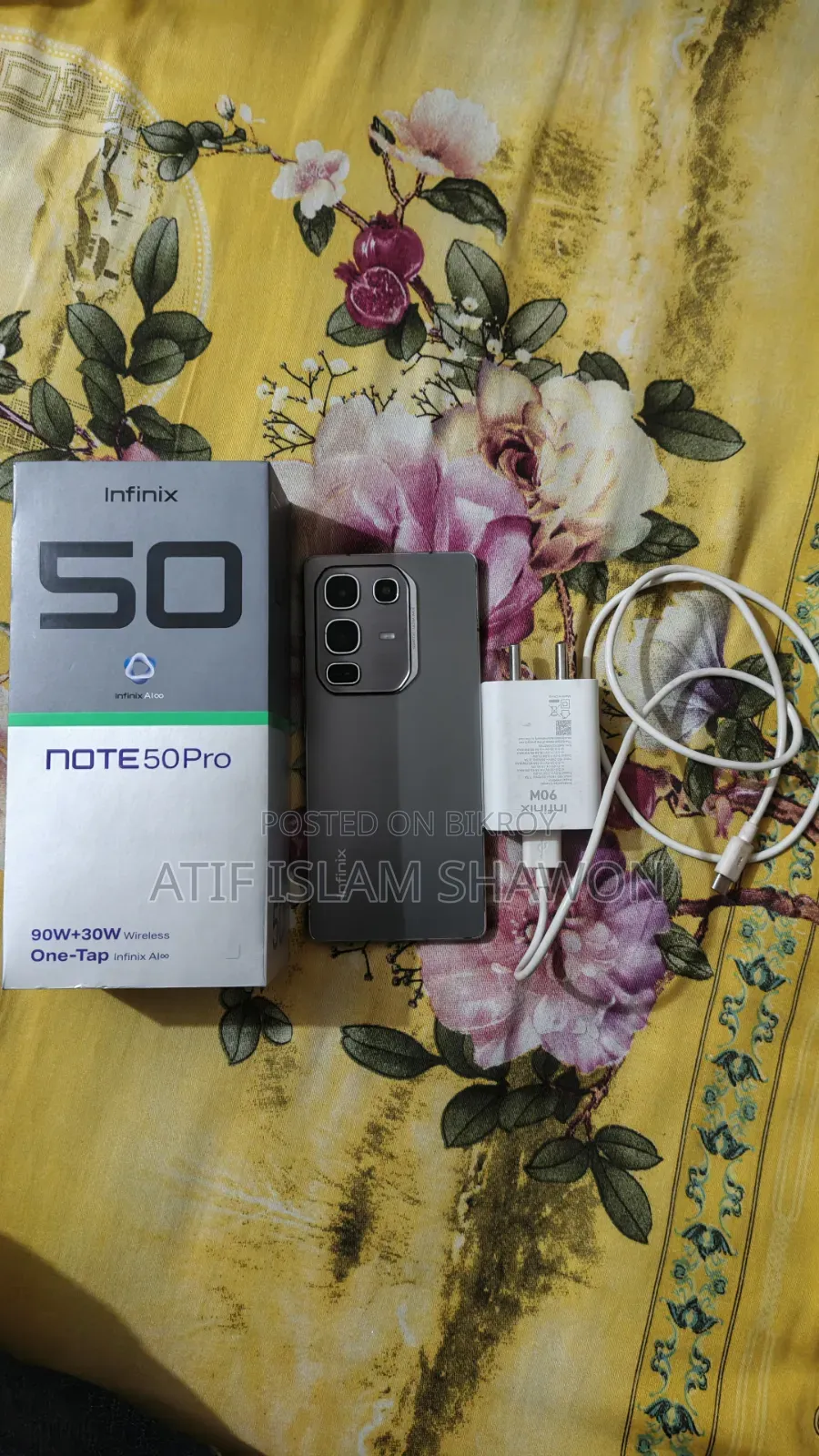 Infinix Note 50 Pro 256 GB Gray