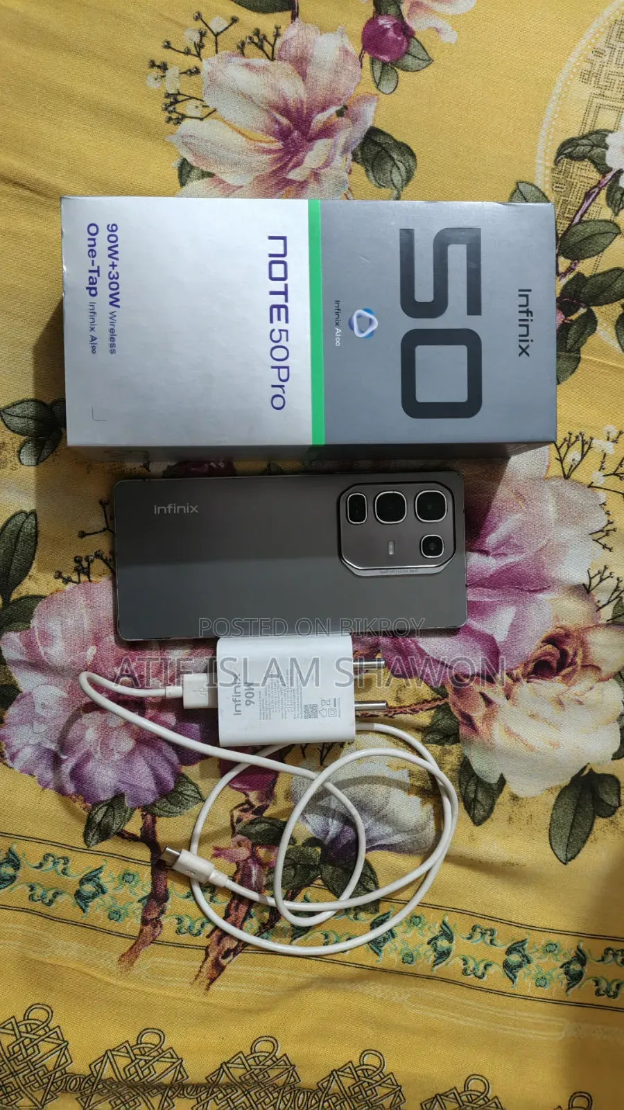 Infinix Note 50 Pro 256 GB Gray