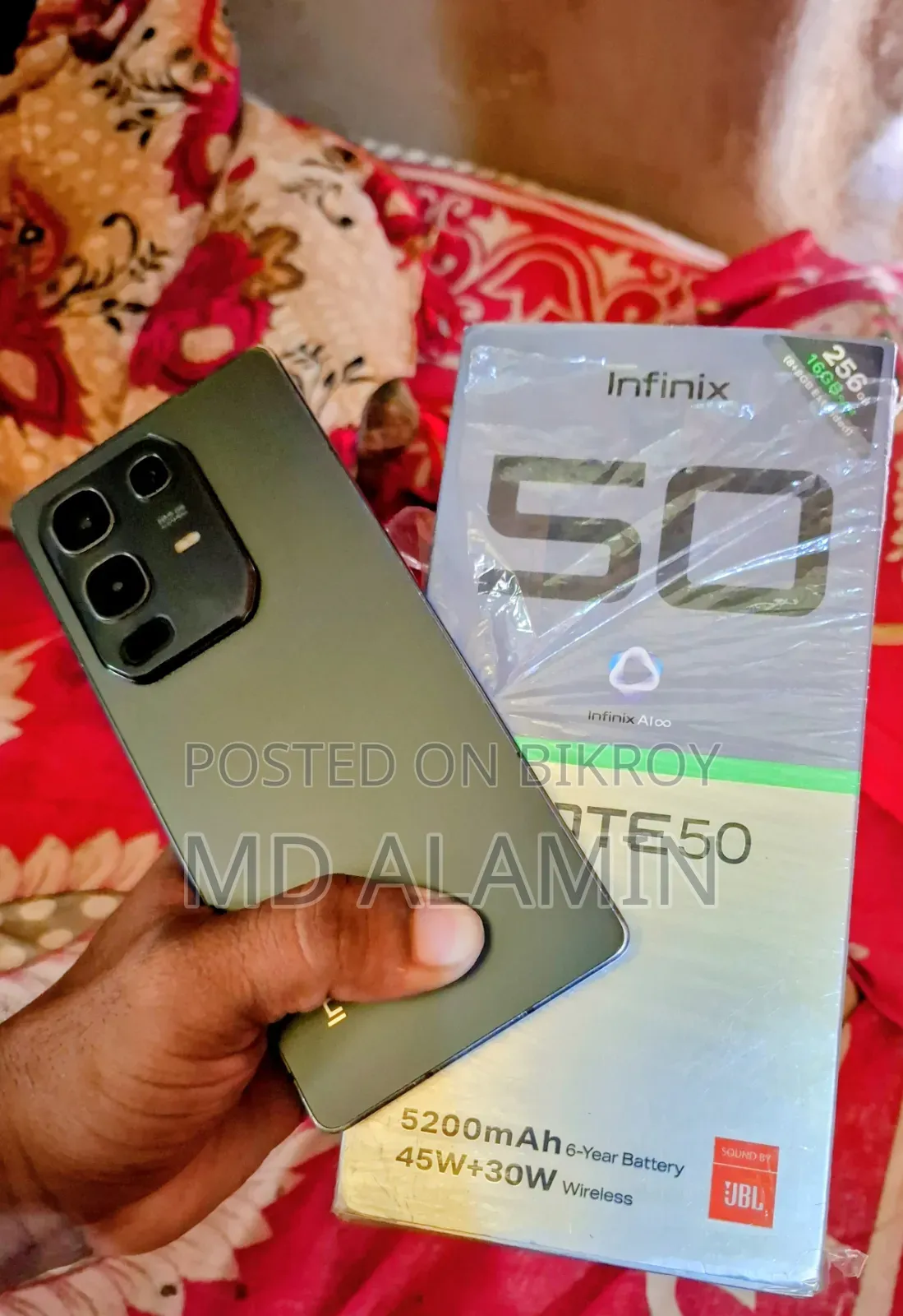 Infinix Note 50 4G 256 GB Gray