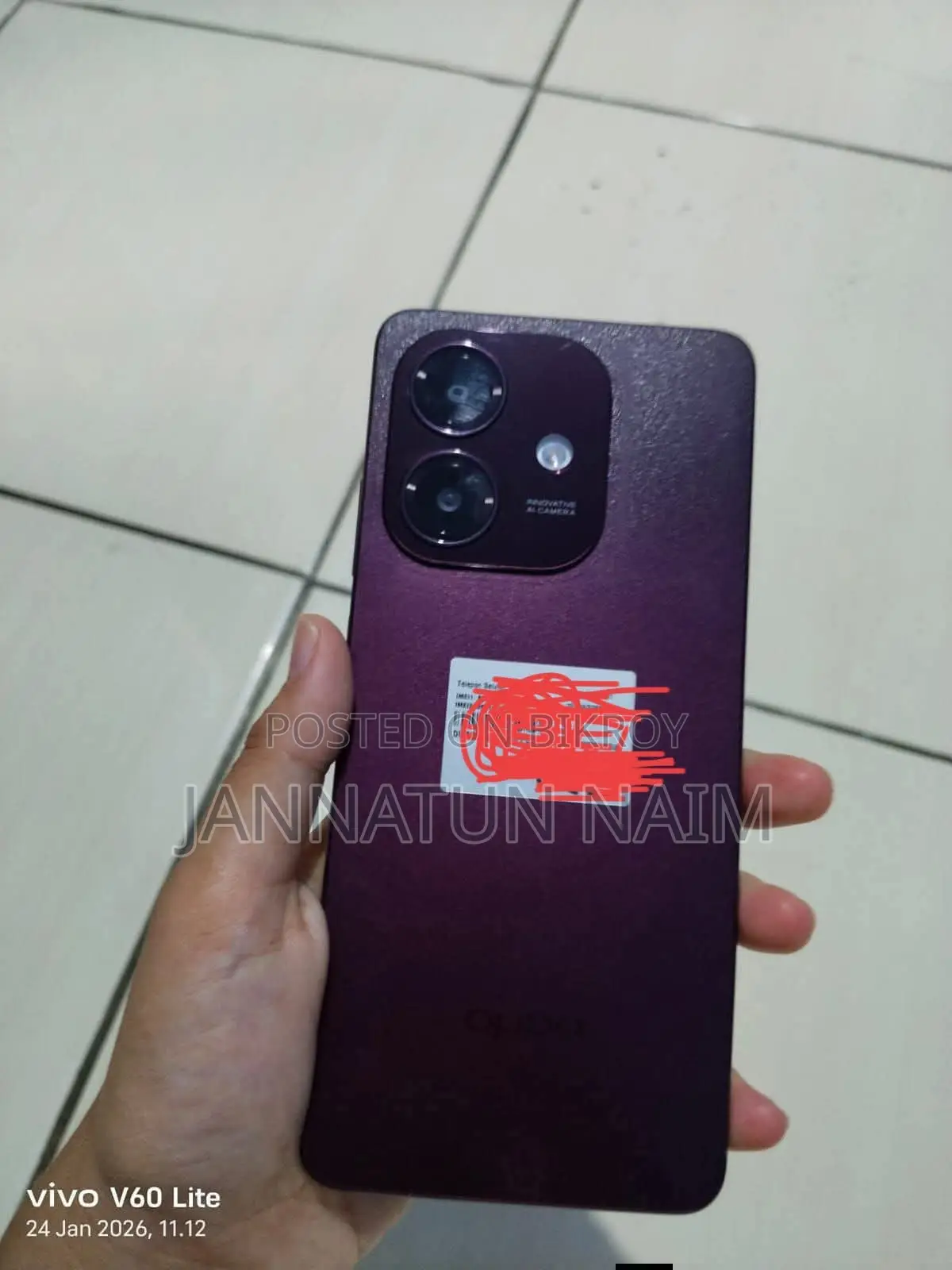 Oppo A3x 128 GB Purple