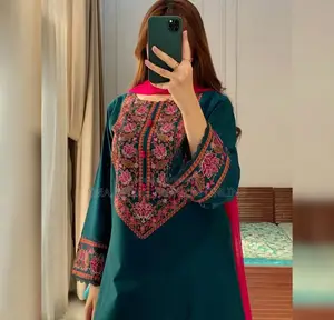Embroidery Three Piece