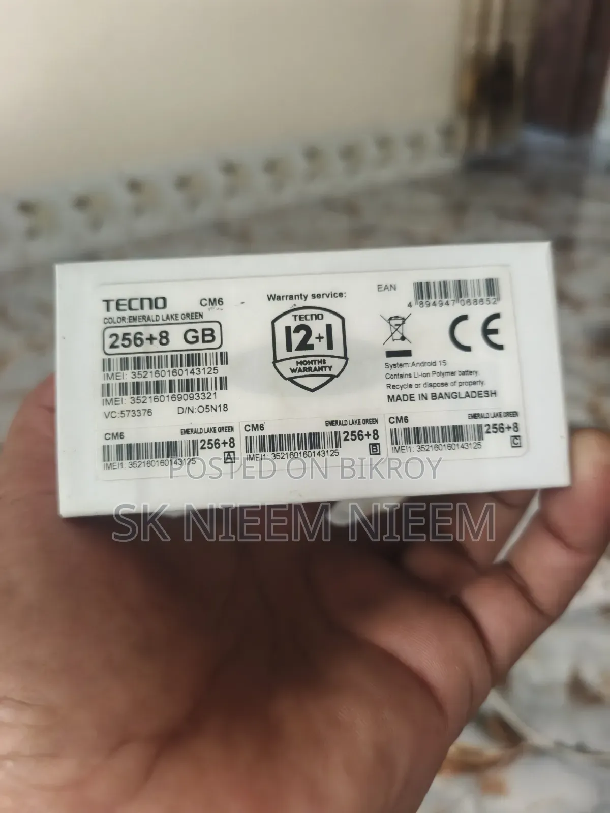 New Tecno Camon 40 Pro 4G 256 GB