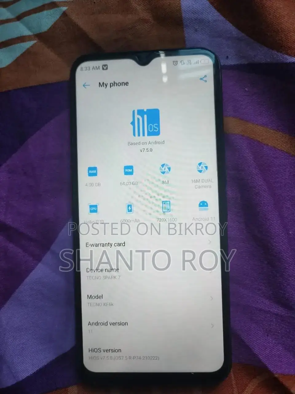 Tecno Spark 7 64 GB Green