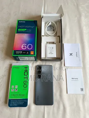 নতুন ইনফিনিক্স হট ৬০ প্রো+ ২৫৬ জিবি ব্ল্যাক
