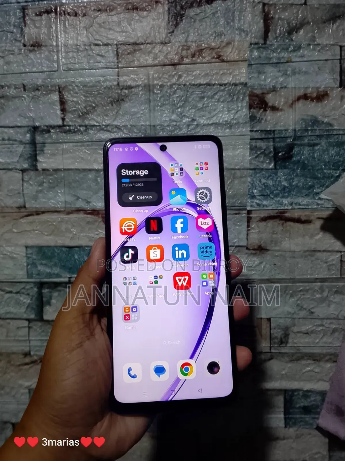 Oppo A3x 128 GB Purple