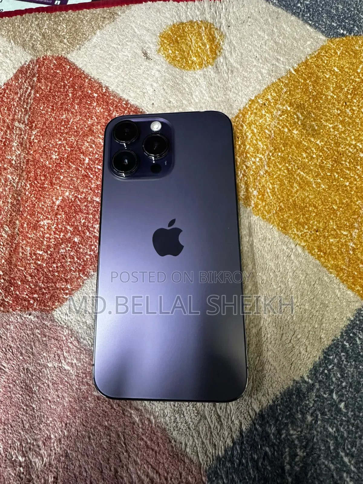 অ্যাপল আইফোন ১৪ প্রো ম্যাক্স ২৫৬ জিবি পার্পল