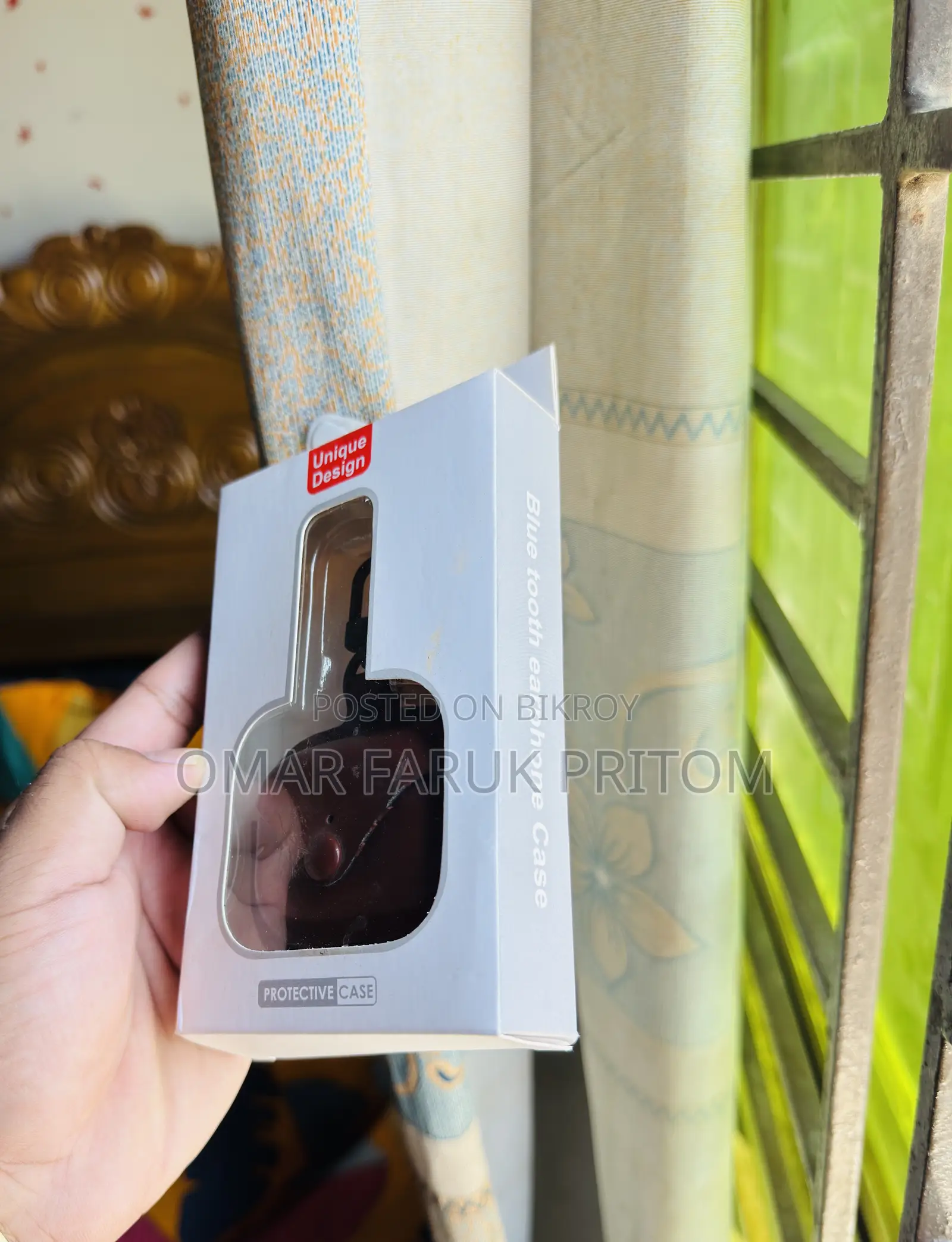 Bluetooth Earphone Cover+Mini USB Fan