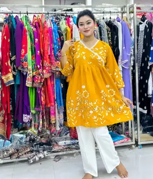 ইউনিক এমব্রয়ডারি ওয়ান পিস টপস